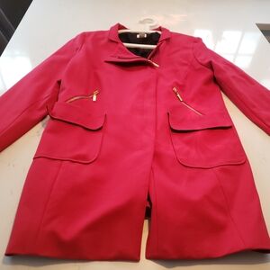 Chico's size 12 red jacket  (size 2 in chico's sizing)